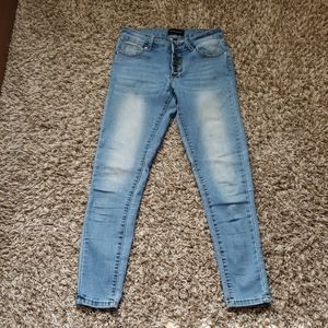 Light blue wash jeans juniors size 1